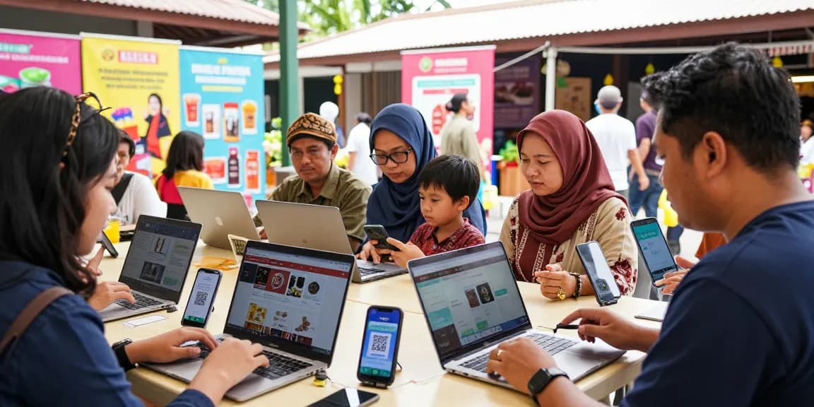 Customers using rokok88 login to explore local products while enjoying vibrant marketplace atmosphere.
